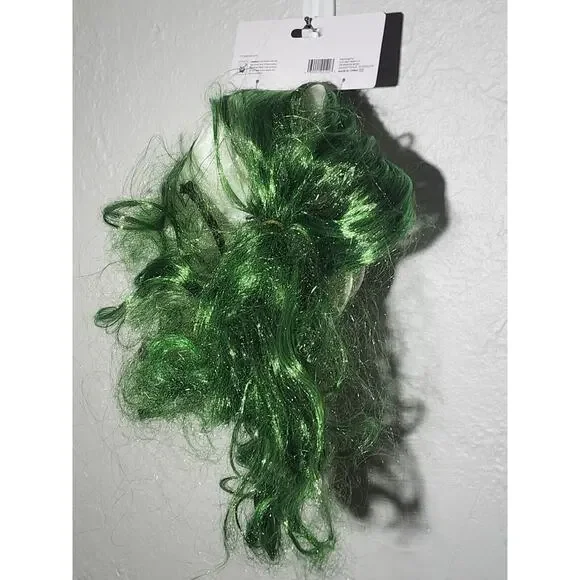 Halloween Latex Mask~ Joker Clown Mask ~Green Hair~ Adult Size~ New~ With Tags - Picture 2 of 2